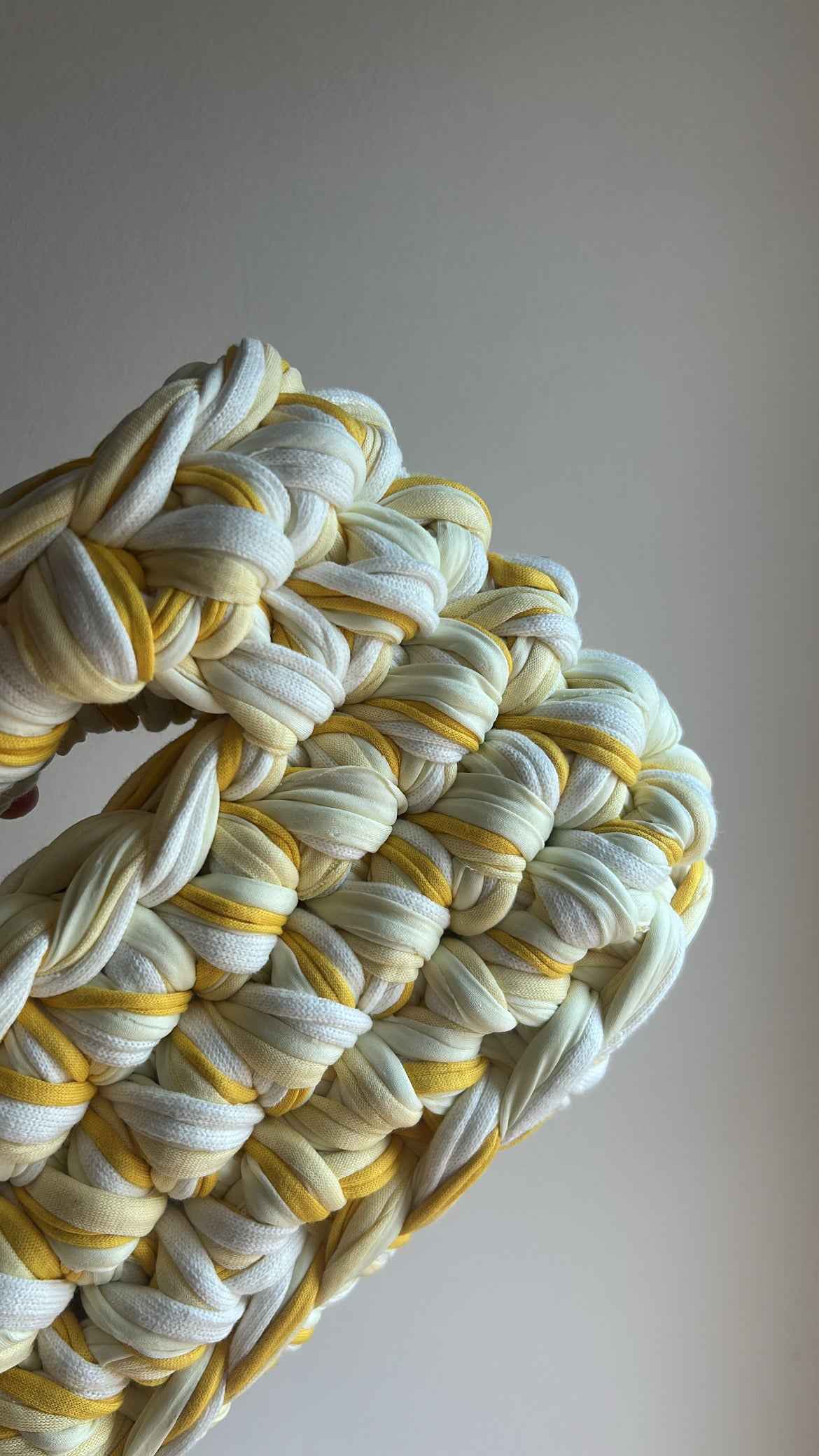 Sac AIMER - Blanc et Nuances de Jaune
