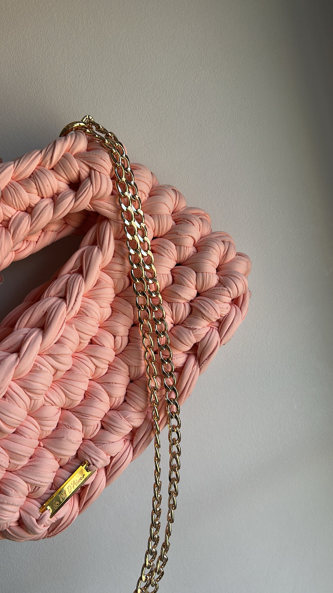 Sac AIMER - Saumon/ Rose Clair