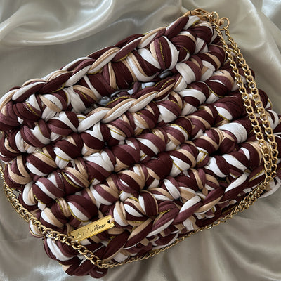 Sac AIMER - Blanc, Beige, Marron, Prune