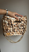 Sac AIMER- Beige, Marron, Blanc