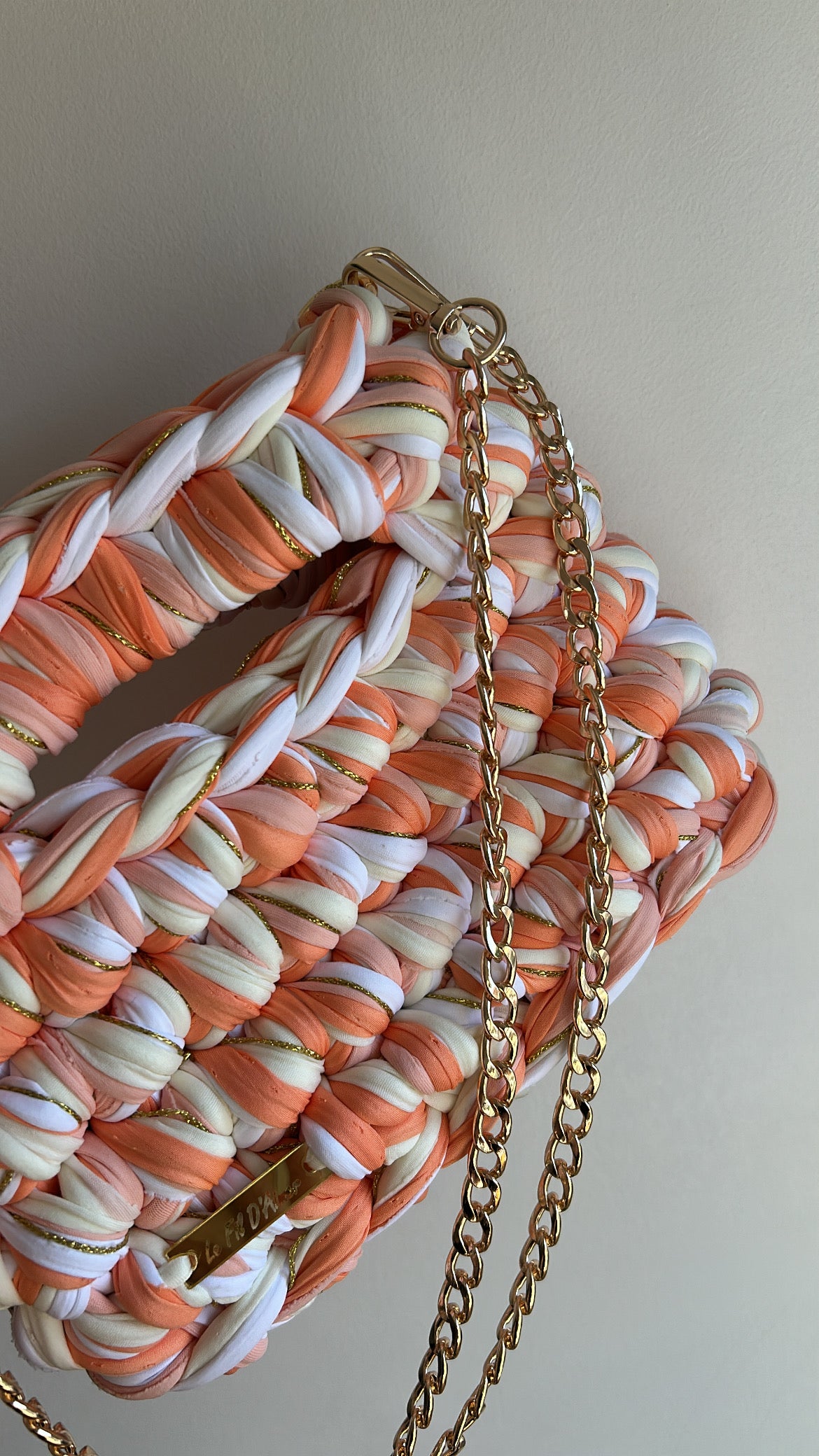 Sac AIMER - Blanc, Jaune Pastel, Corail, Rose Saumon