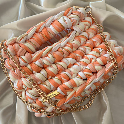 Sac AIMER - Blanc, Jaune Pastel, Corail, Rose Saumon