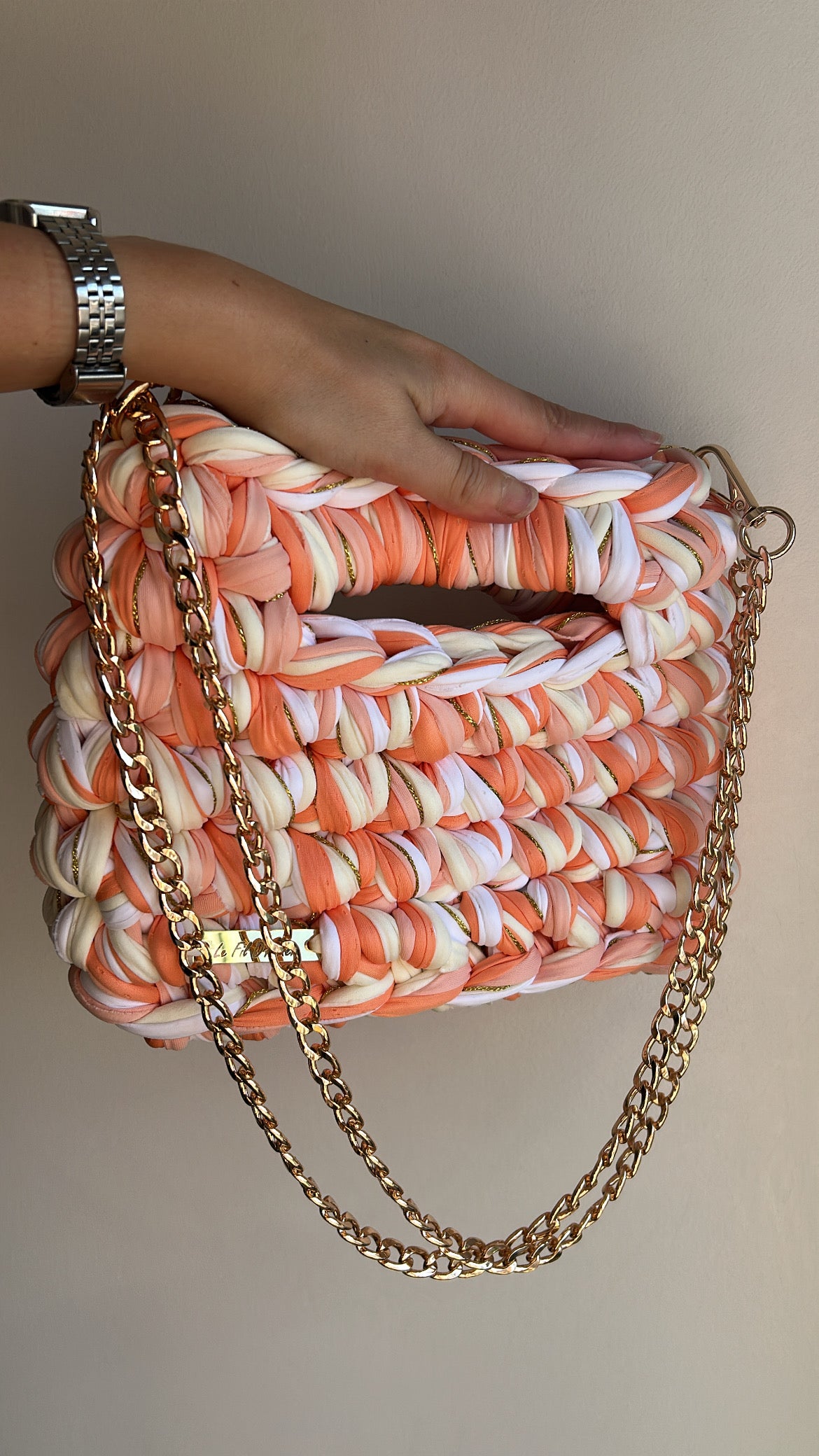 Sac AIMER - Blanc, Jaune Pastel, Corail, Rose Saumon