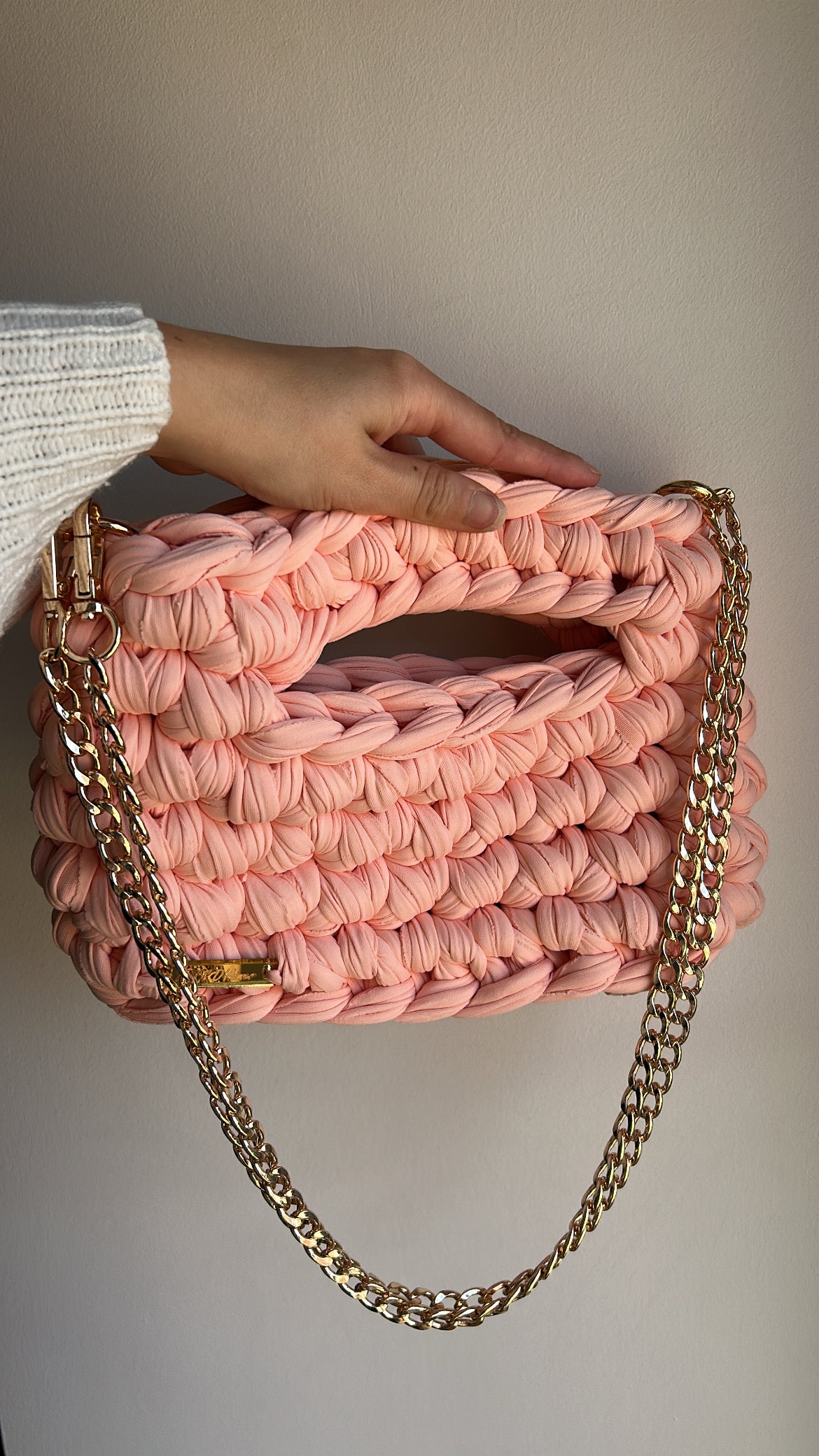 Sac AIMER - Saumon/ Rose Clair