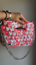 Sac AIMER - Saumon, Turquoise, Rose Fluo, Blanc