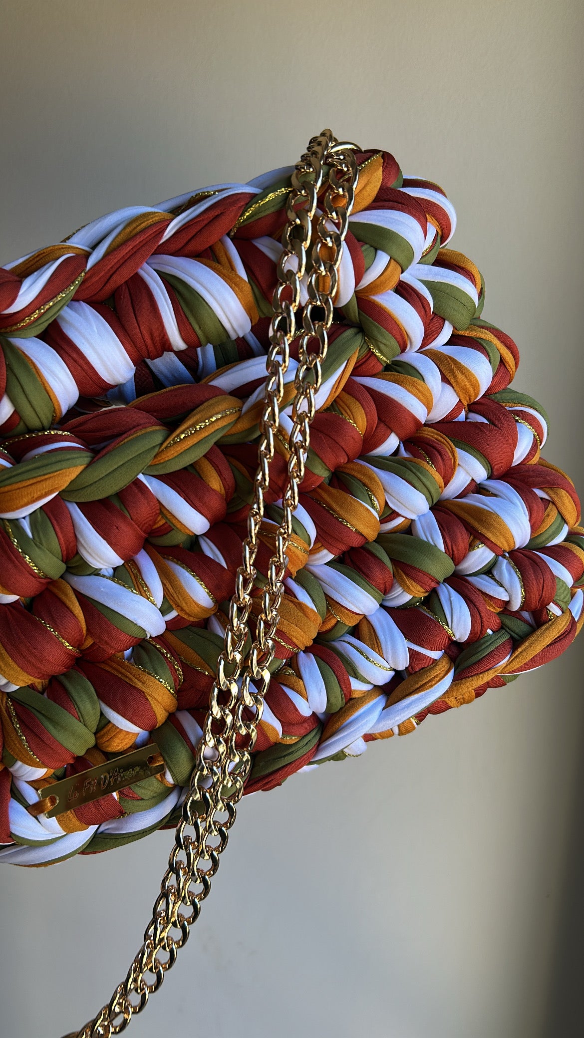 Sac AIMER - Couleurs Automnales et Fil Doré