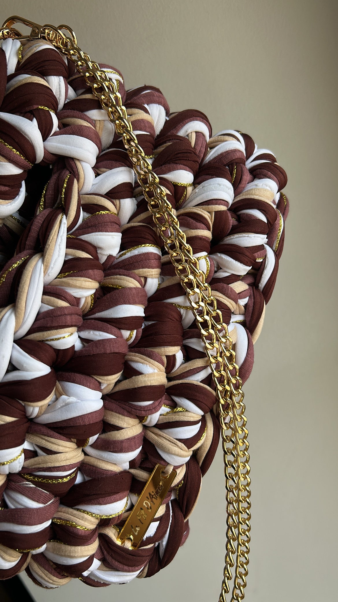 Sac AIMER - Blanc, Beige, Marron, Prune