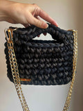 Sac AIMER - Noir et Lurex Doré