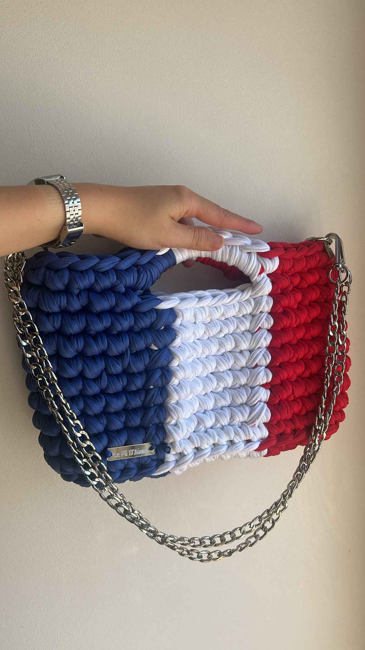 Sac AIMER - Bleu Blanc et Rouge Drapeau France