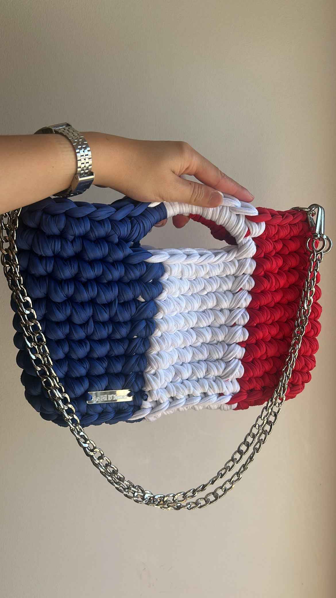 Sac AIMER - Bleu Blanc et Rouge Drapeau France