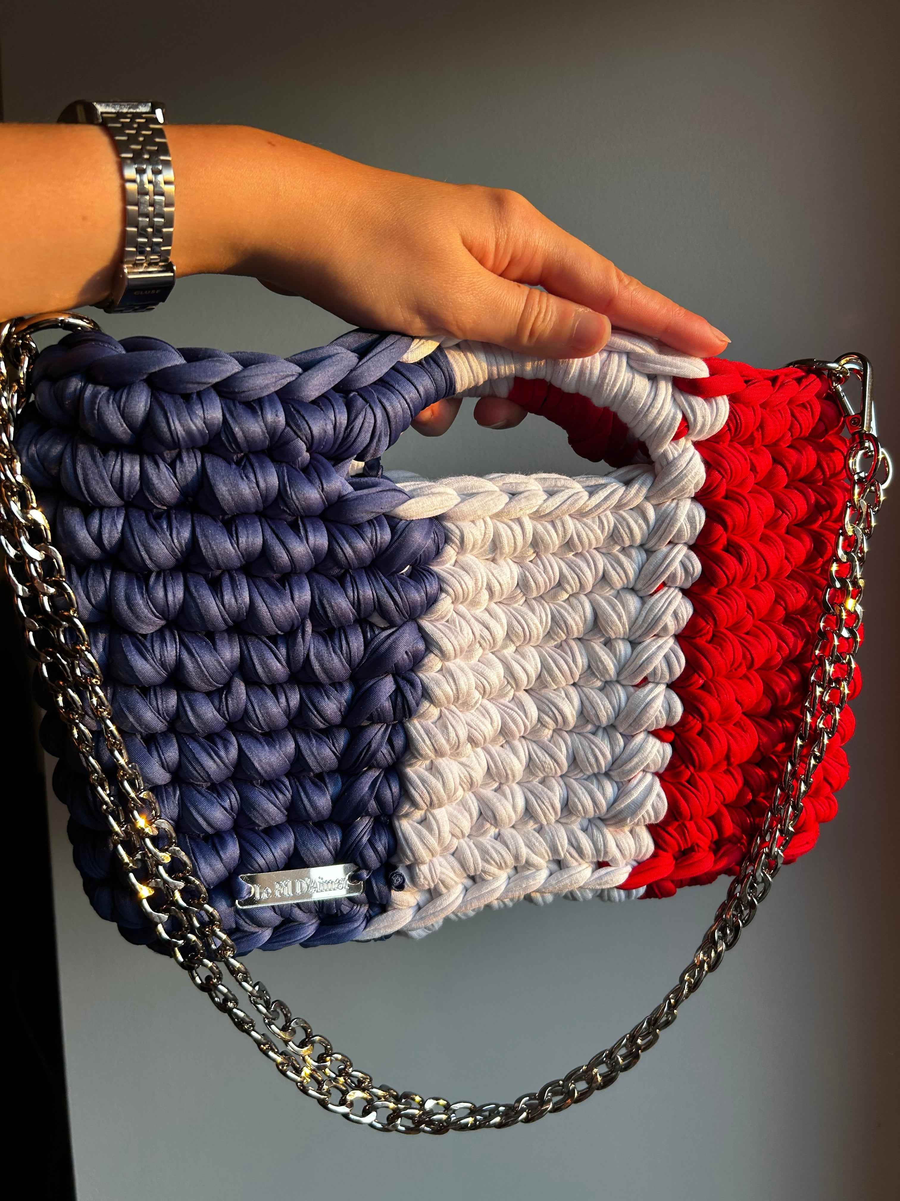 Sac AIMER - Bleu Blanc et Rouge Drapeau France