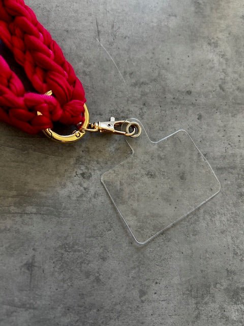 Cordon au crochet – Rouge fuchsia - Le Fil D aimerCordon