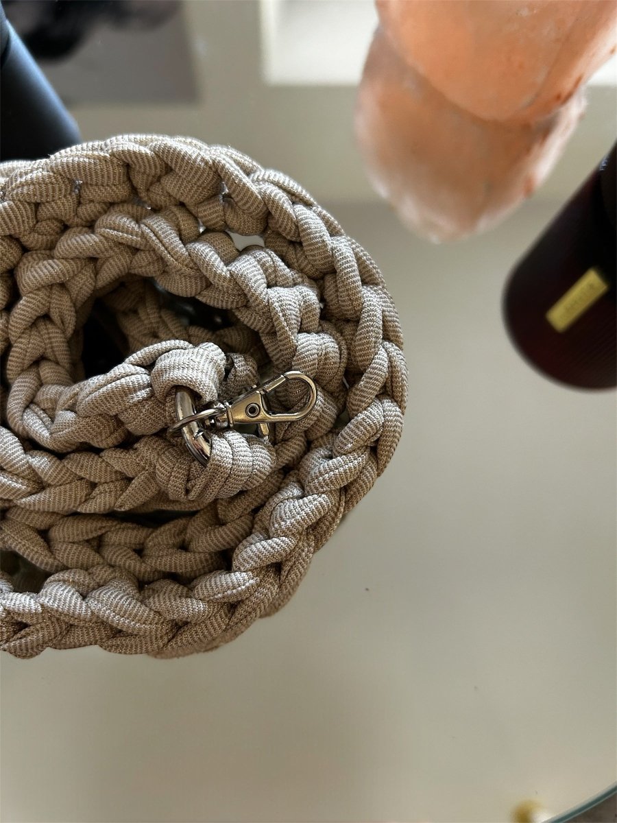 Cordon téléphone / porte - clés – Beige brillant - Le Fil D aimerCordon