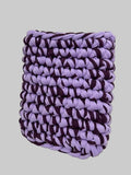 Protège - Livre Artisanal Au Crochet – Violet et Prune Fait Main - Le Fil D aimer