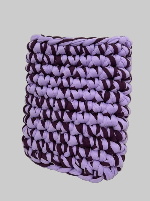 Protège - Livre Artisanal Au Crochet – Violet et Prune Fait Main - Le Fil D aimer