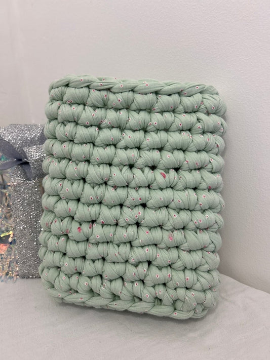 Protège - Livre au Crochet Vert – Motif Fleur Fait Main - Le Fil D aimer