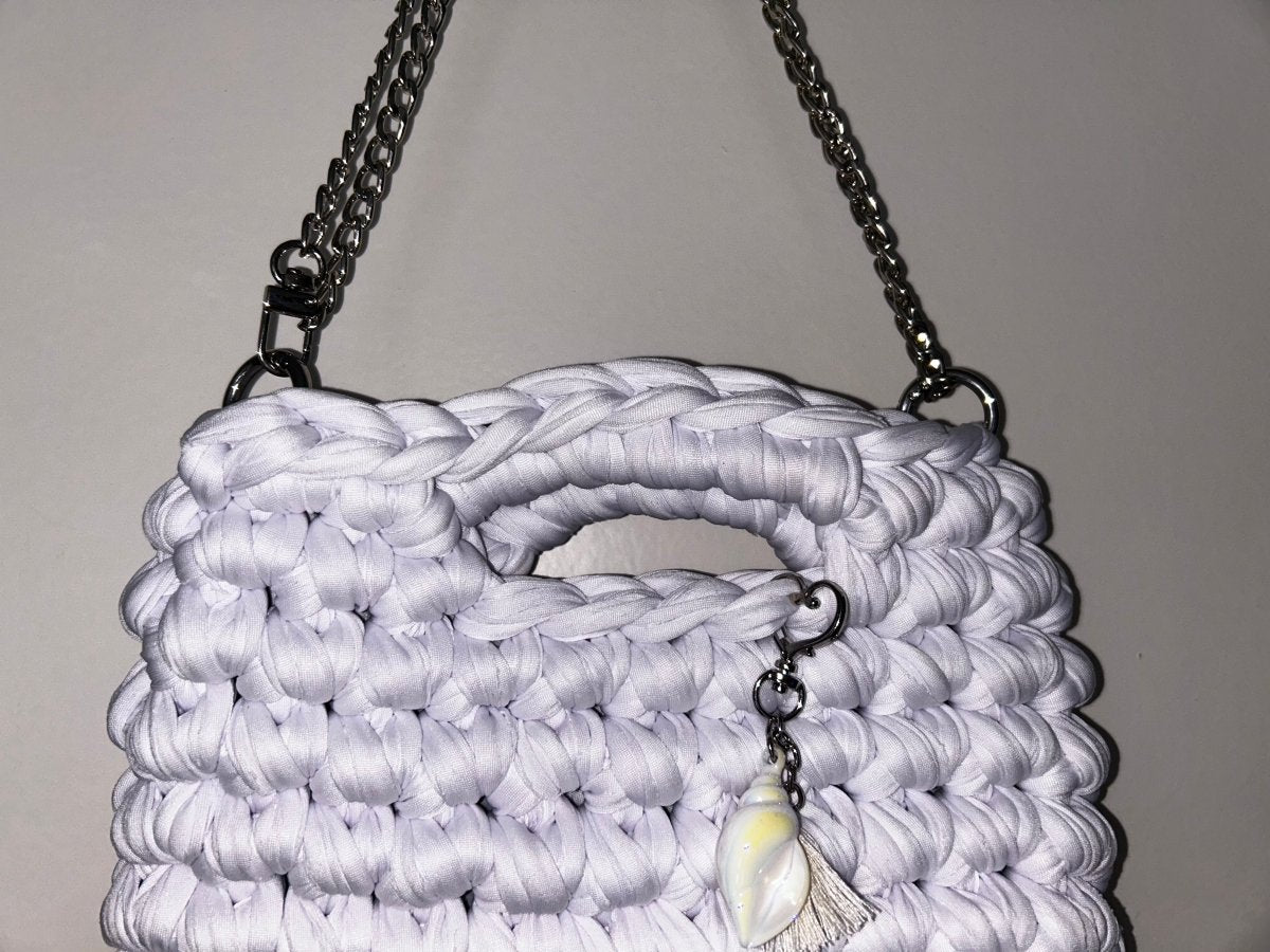 Vue portée du Sac Aimer blanc