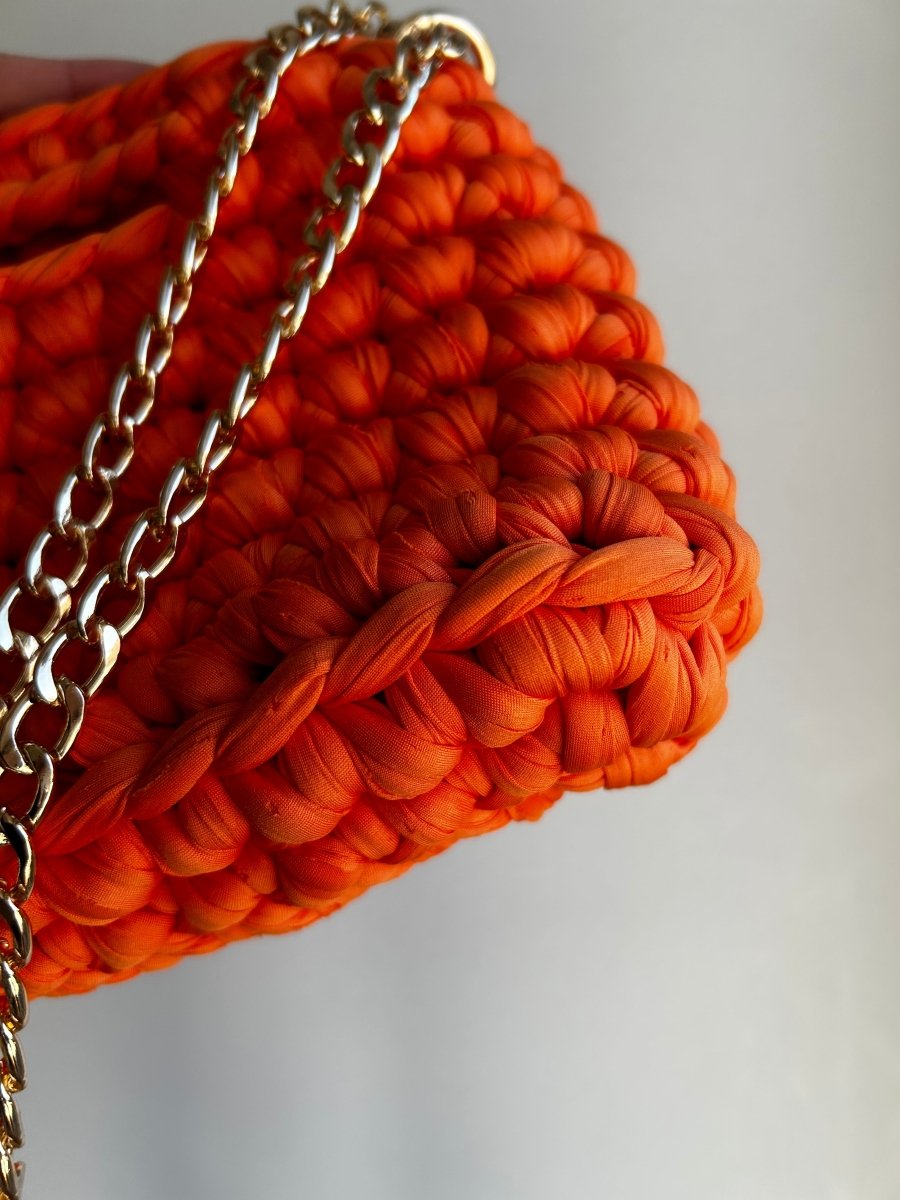 Sac AIMER - Orange - Le Fil D aimer sac au crochet 