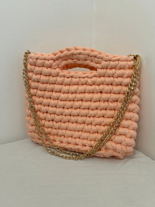 Sac Aimer – Sac à main crochet saumon élégant et artisanal - Le Fil D aimerSac aimer