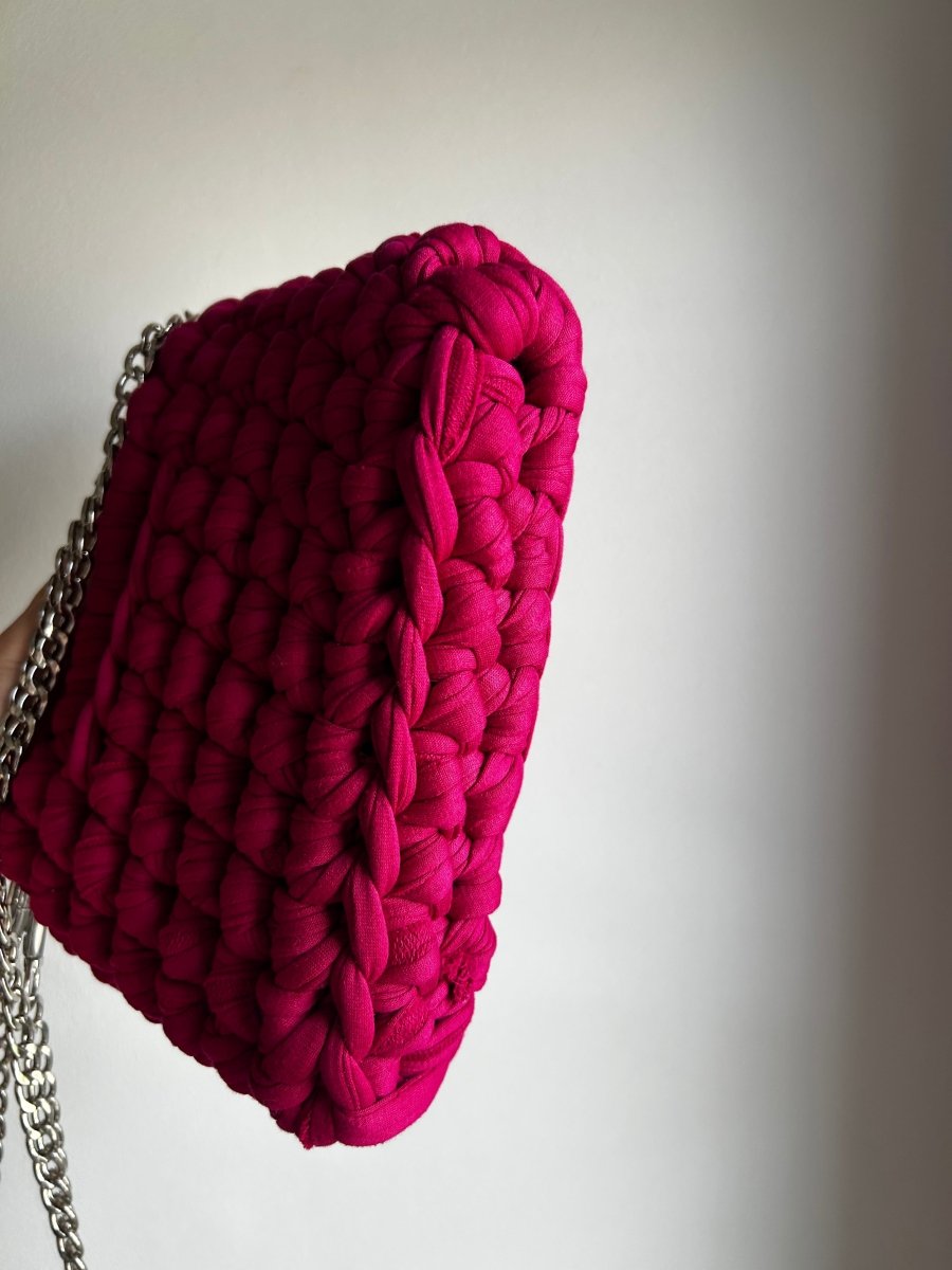 Sac AIMER - Violet/ fuchsia - Le Fil D'Aimer sac fais a la main 