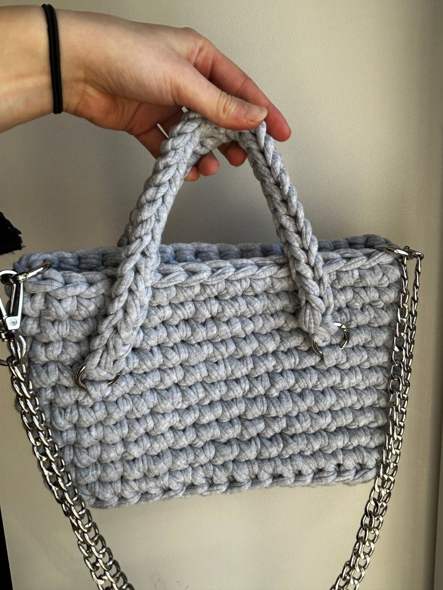 Sac EMIRA - Gris - Le Fil D'aimer sac artisanal 