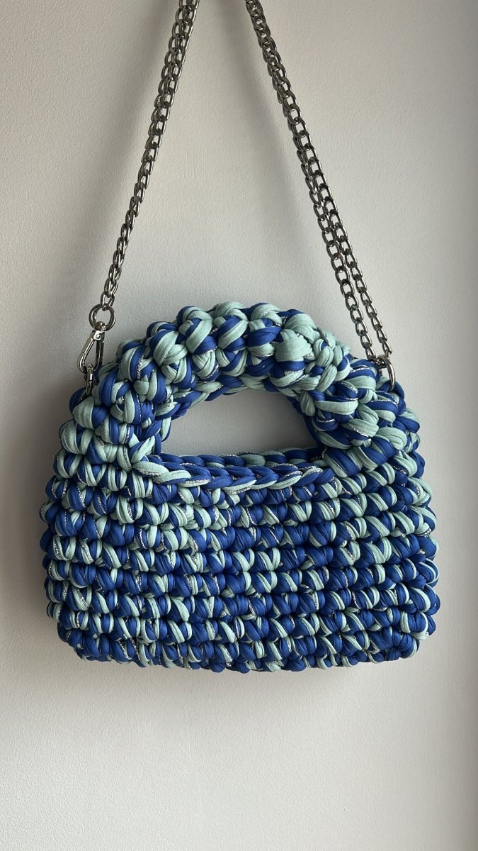 Sac MIERA - Bleu et Argenté - Le Fil D aimer