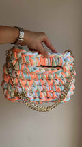 Sac AIMER - Turquoise, Corail, Blanc, Jaune Pastel